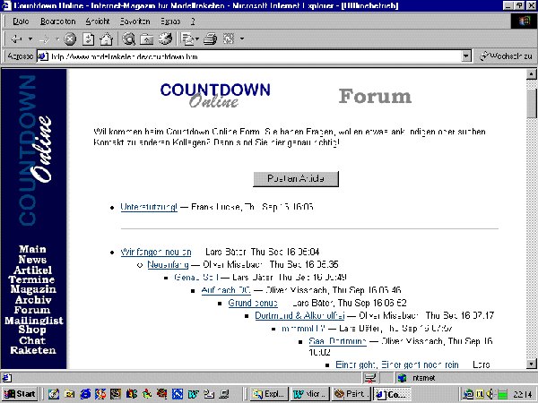 Modellraketen-Forum 1